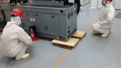 无尘室设备搬运3